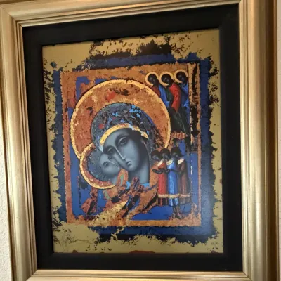 Sale Photo Thumbnail #194: "Blue Madonna" by artist, Martiros Manoukia