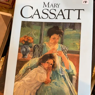 Sale Photo Thumbnail #74: Softcover art monograph titled "Mary Cassatt" by Sophia Craze, featuring a color artwork reproduction on the cover.