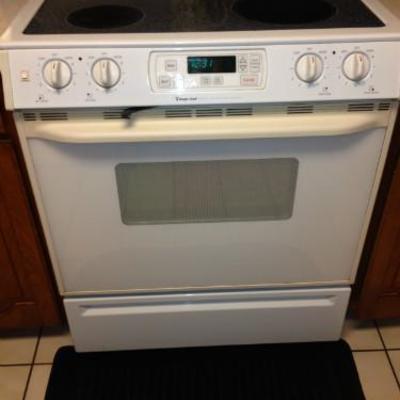 Maytag self cleaning slide in electric smooth top Range