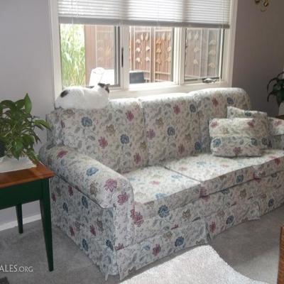 Floral couch