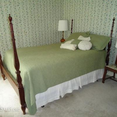 Mahogany 4 post bed
