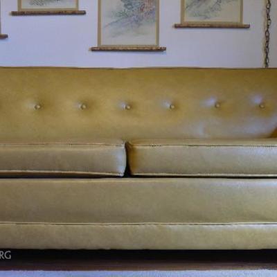 Sleek Mid Century Sofa