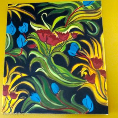 Large Contemporary Oil on Canvas
